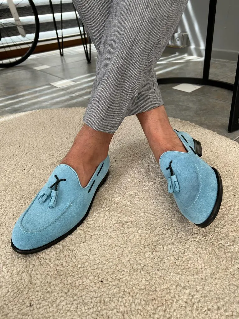 Napoca Suede Blue Sardinelli Loafers