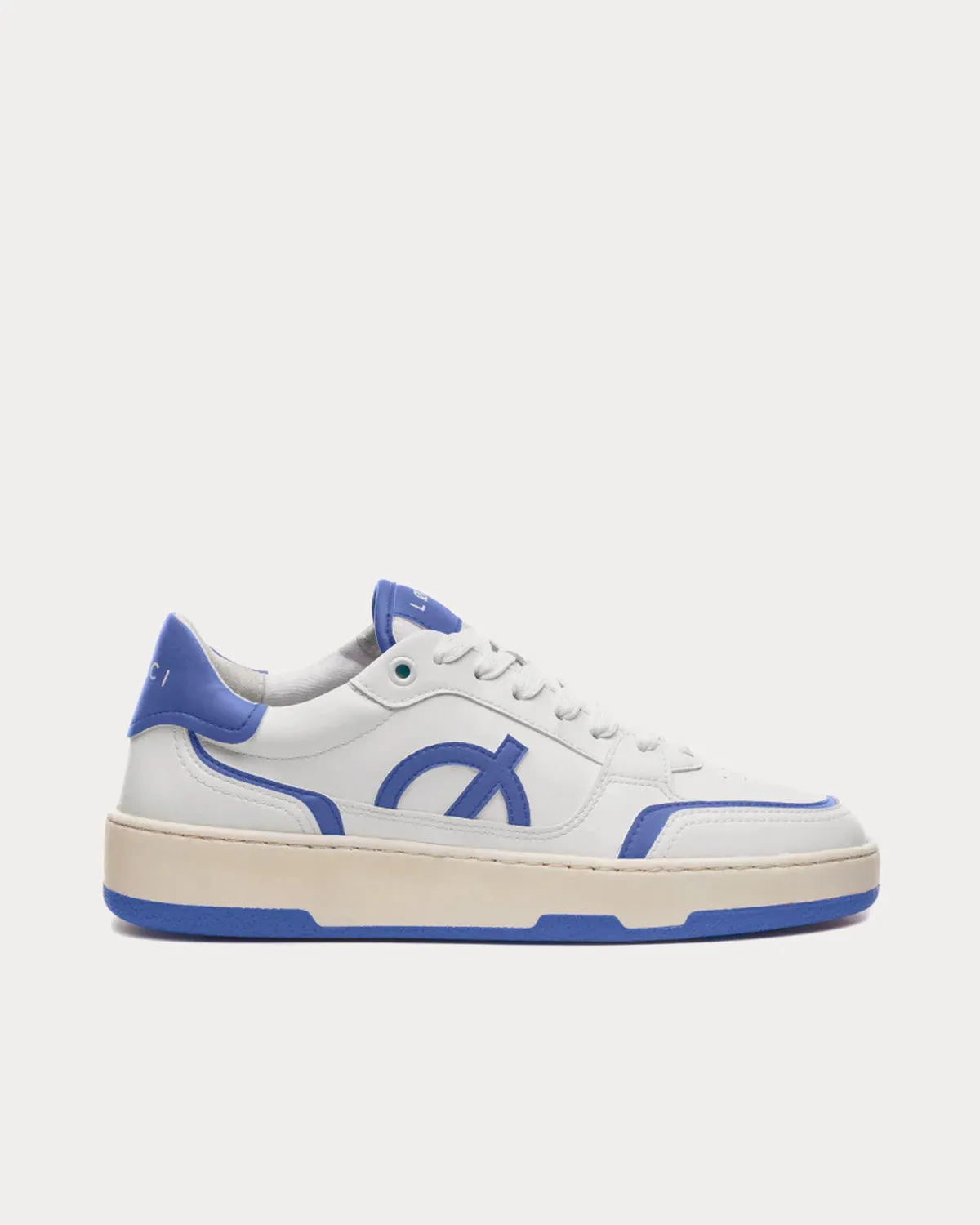 Neo White / Blue / Cream Low Top Sneakers