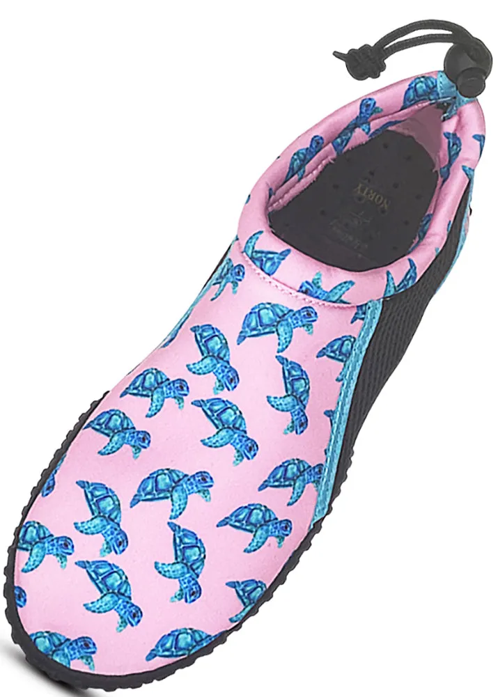 Norty Womens Water Shoes Aqua Socks Surf Yoga Exercise Pool Beach Swim Slip On