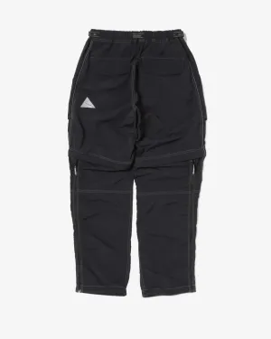 NY Taffeta Hiker 2Way Pants Black
