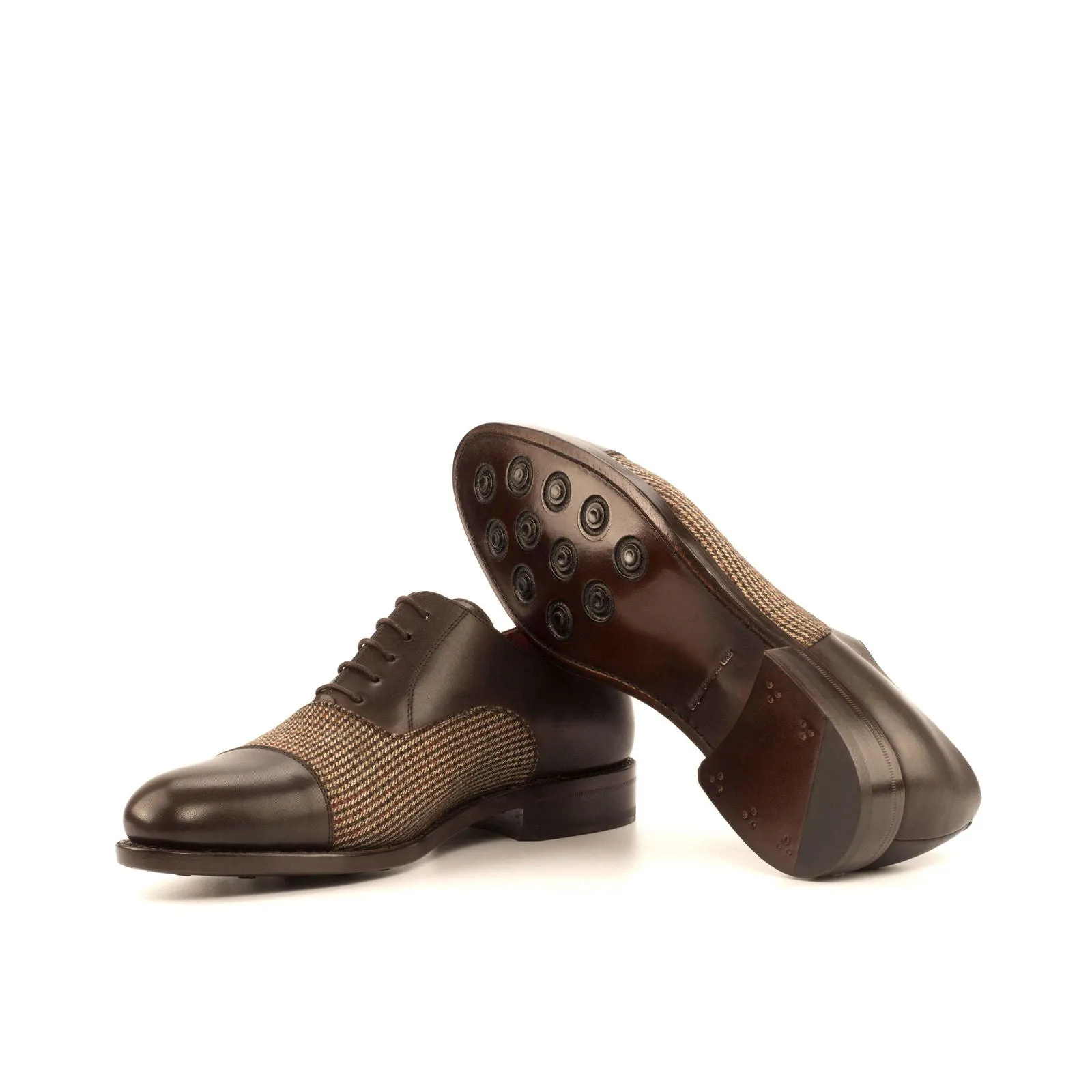 Oxford-Painted Calf, Sartorial, Dark Brown, Brown-Wholesale