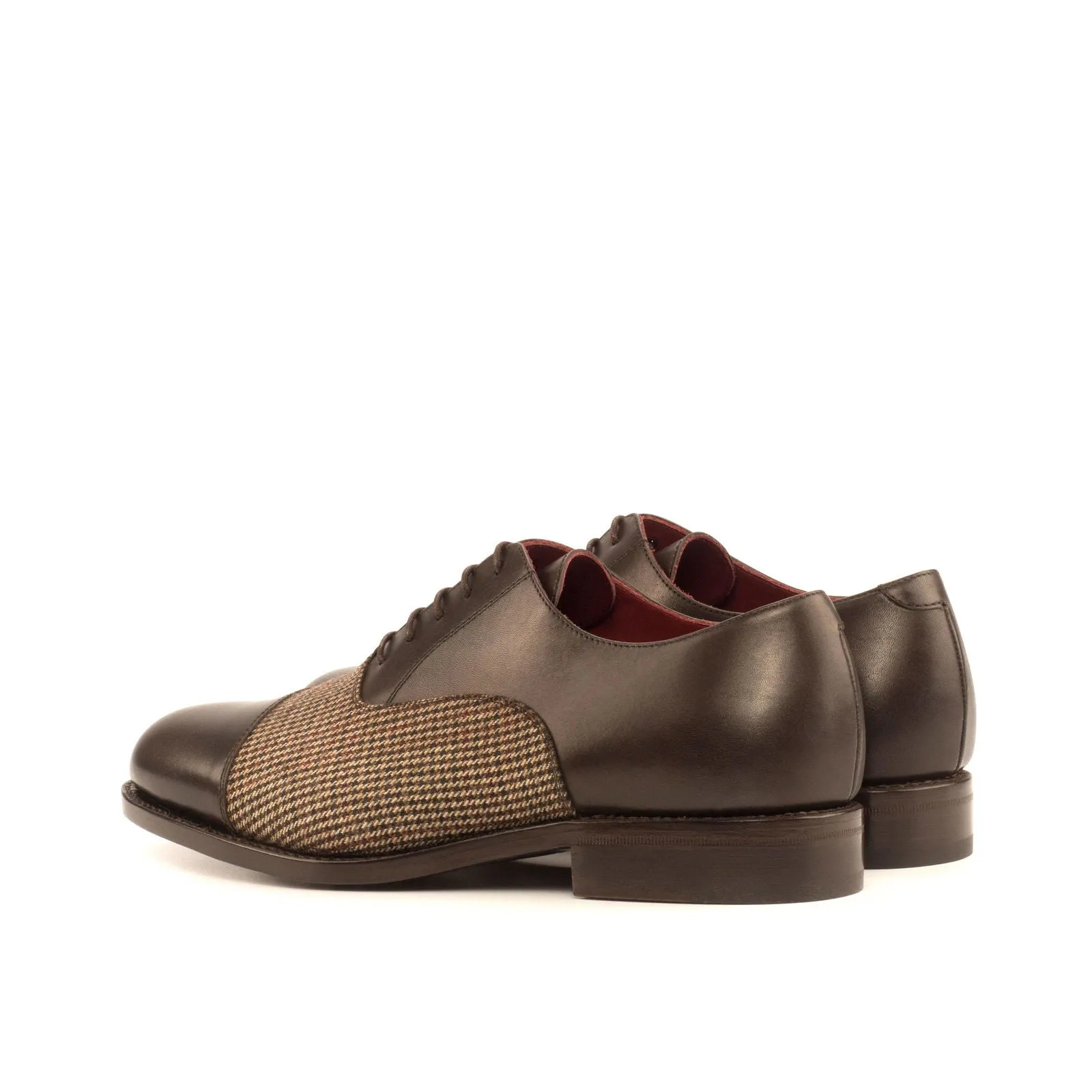 Oxford-Painted Calf, Sartorial, Dark Brown, Brown-Wholesale