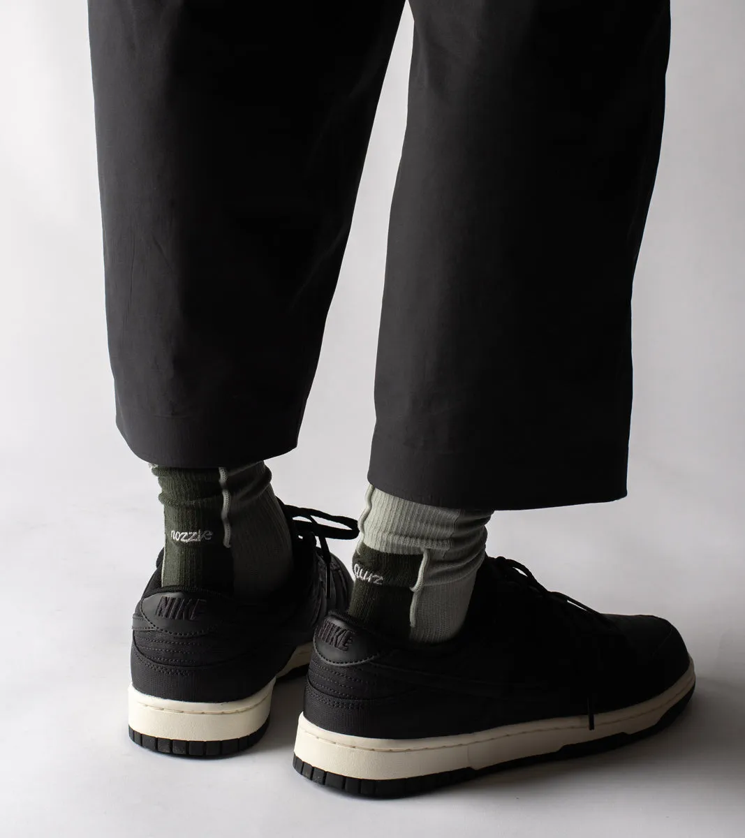 Patchwork Crew socks - Patch Jade