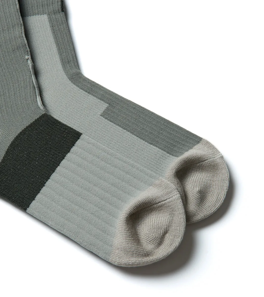 Patchwork Crew socks - Patch Jade