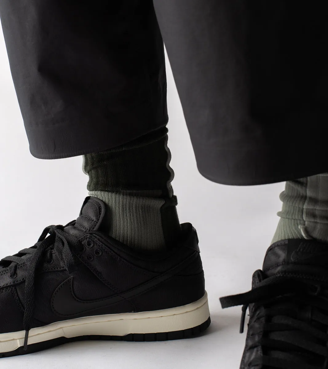 Patchwork Crew socks - Patch Jade
