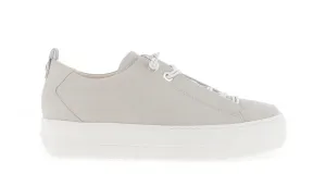 Paul Green light grey leather sneaker