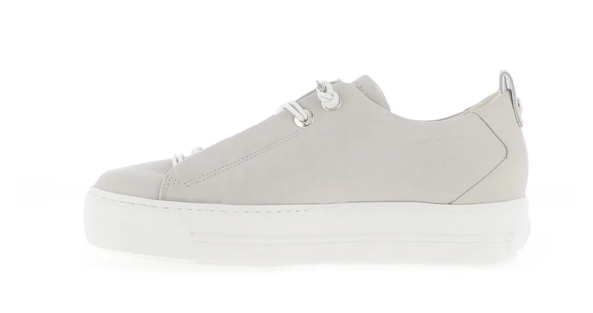 Paul Green light grey leather sneaker