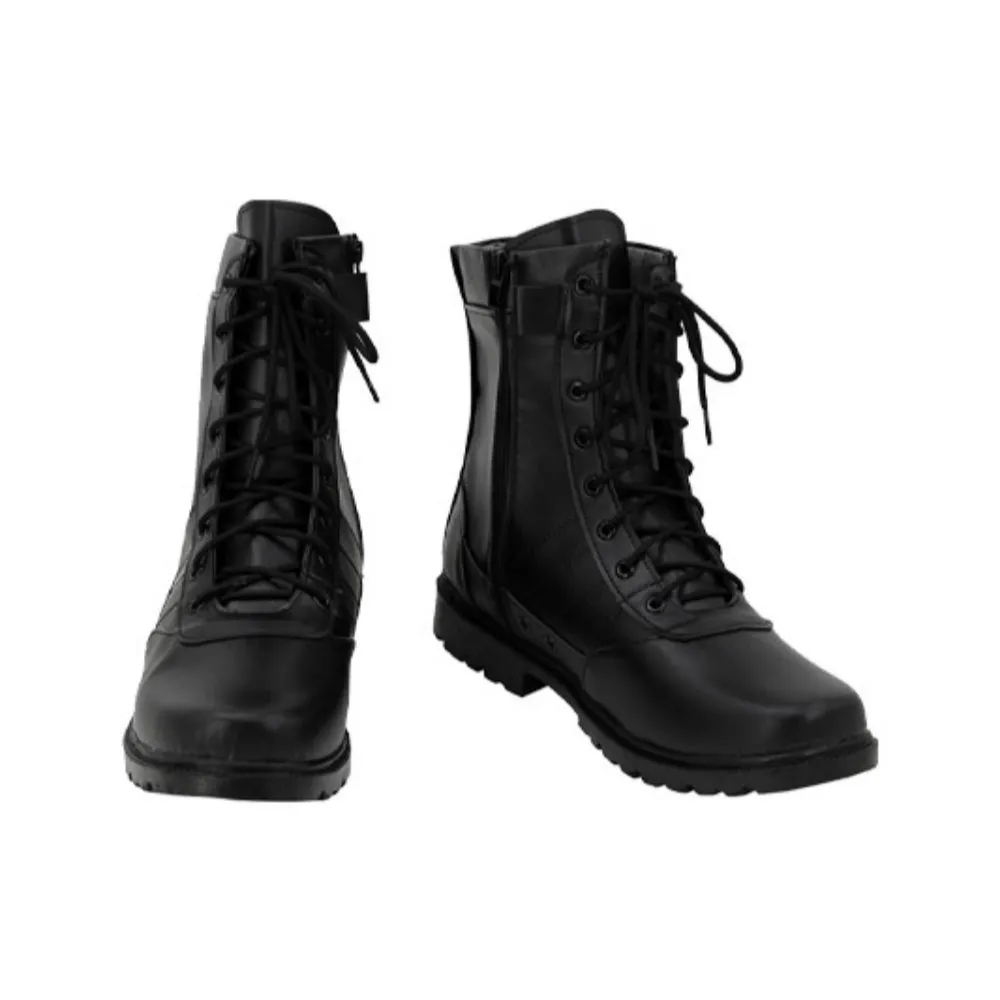 RE 3 Carlos Oliveira Cosplay Shoes Boots Halloween Costumes Accessory Custom Made