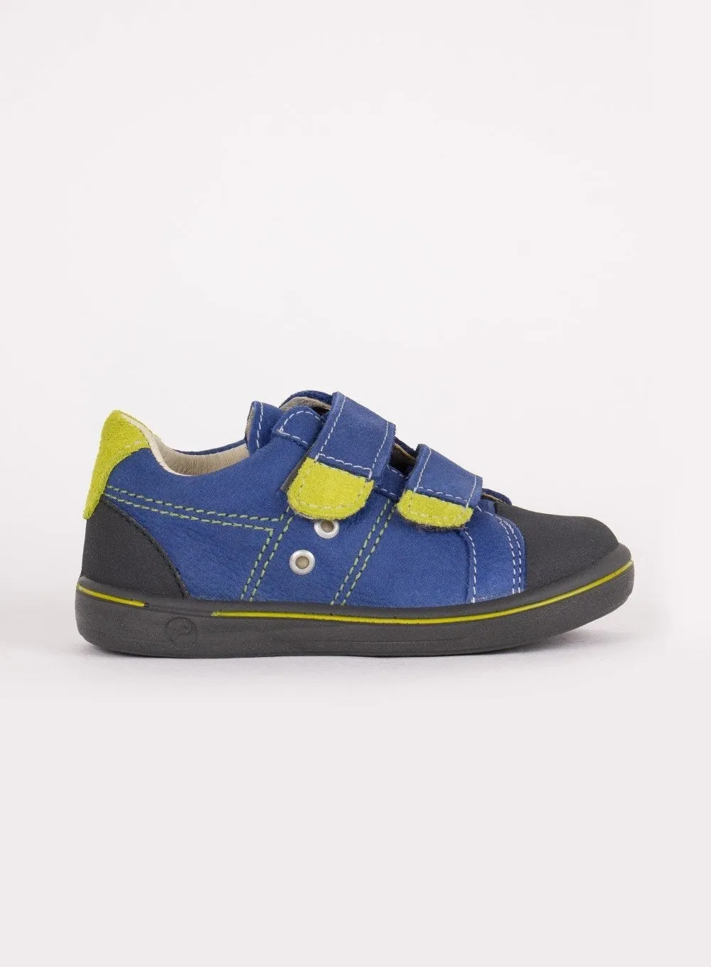 Ricosta Nippy Shoes in Blue/Yellow