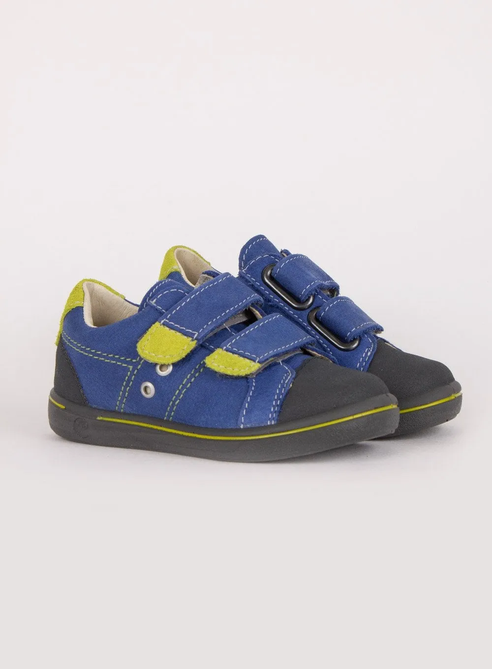 Ricosta Nippy Shoes in Blue/Yellow