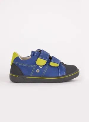 Ricosta Nippy Shoes in Blue/Yellow