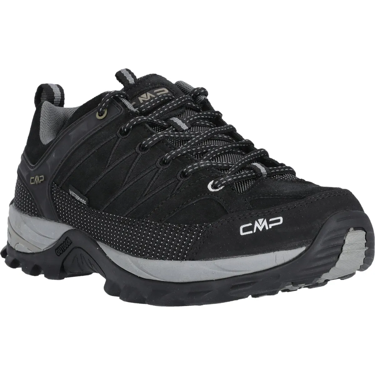 Rigel Low WP Adult Outdoor Shoe - Nero-Grey
