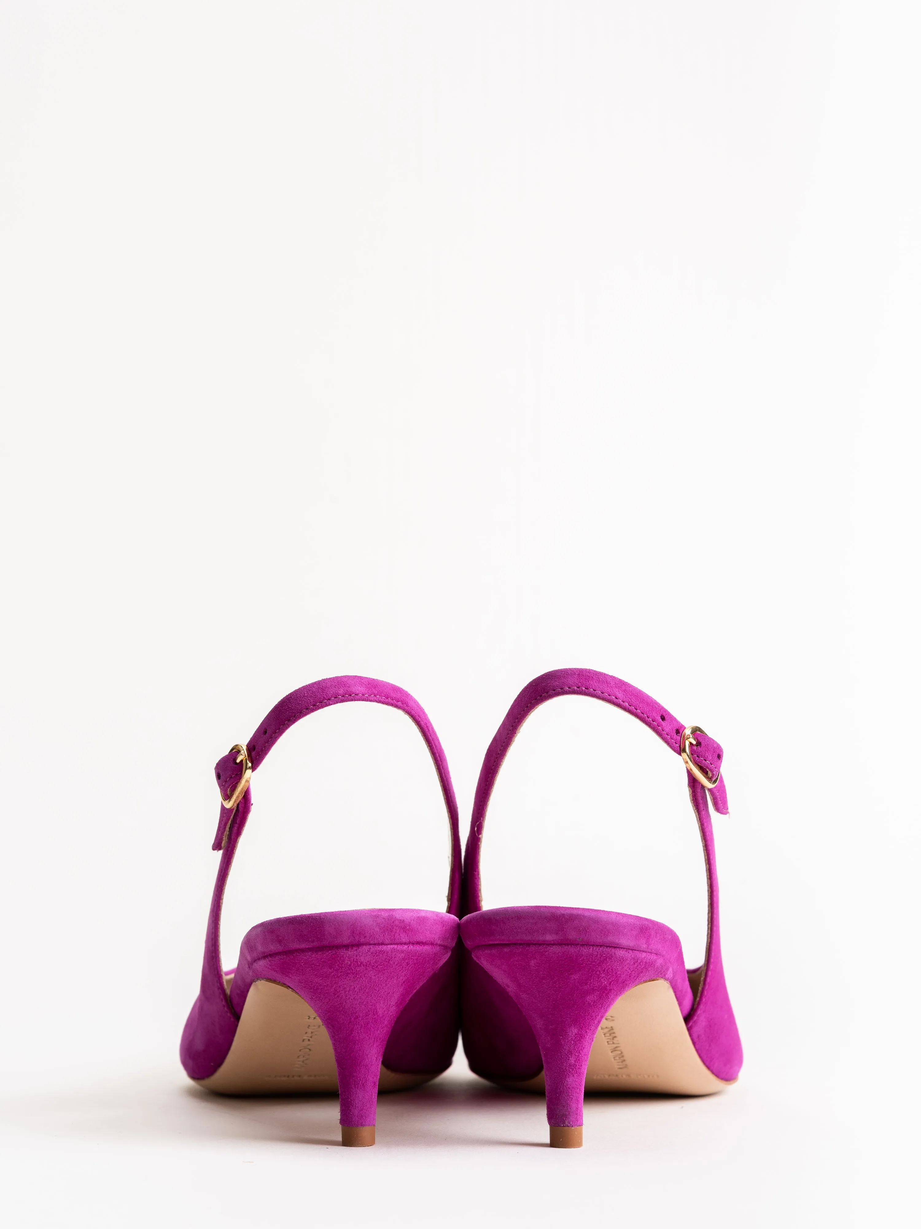 riley suede 45mm heel - orchid