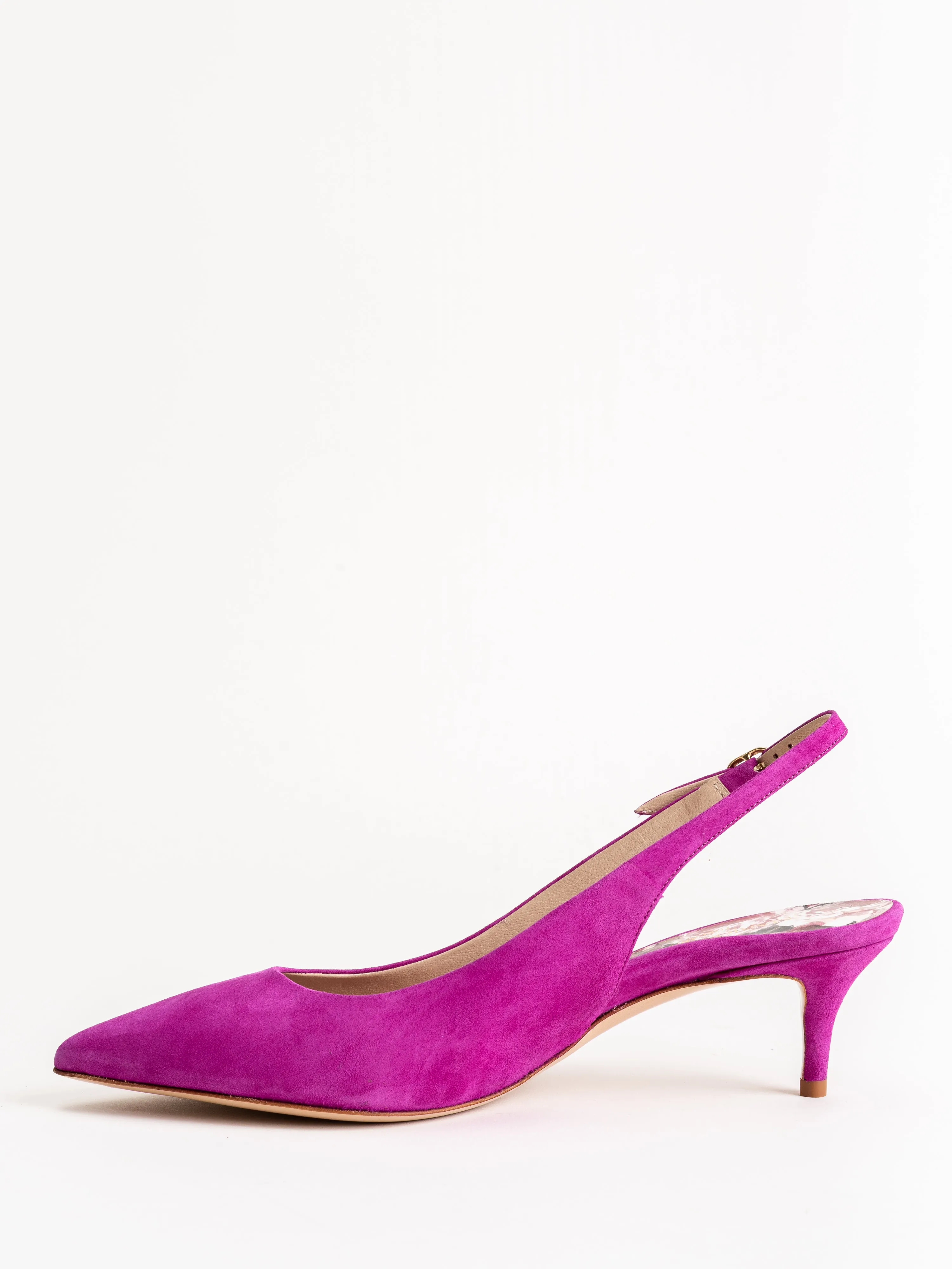 riley suede 45mm heel - orchid