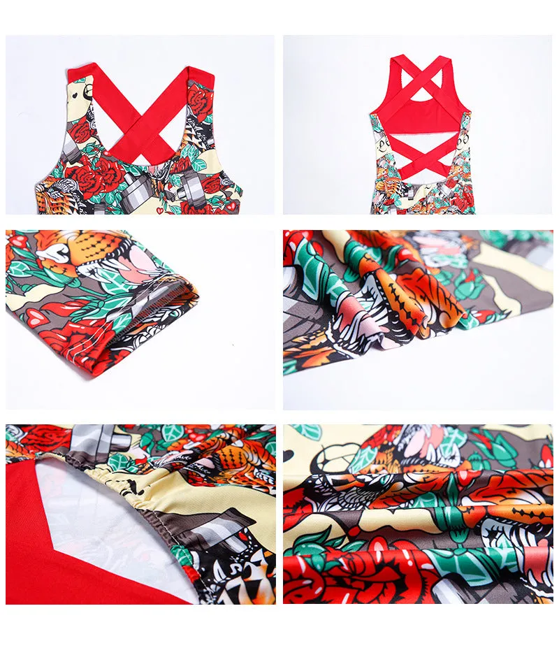 San Francisco - Jumpsuits Floral Printed