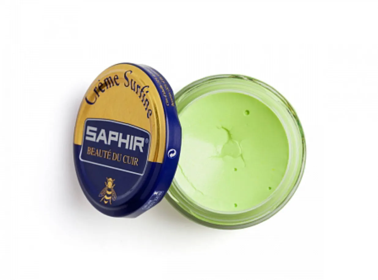 Saphir Anis Green Renovating Cream Polish 50ml Made In France