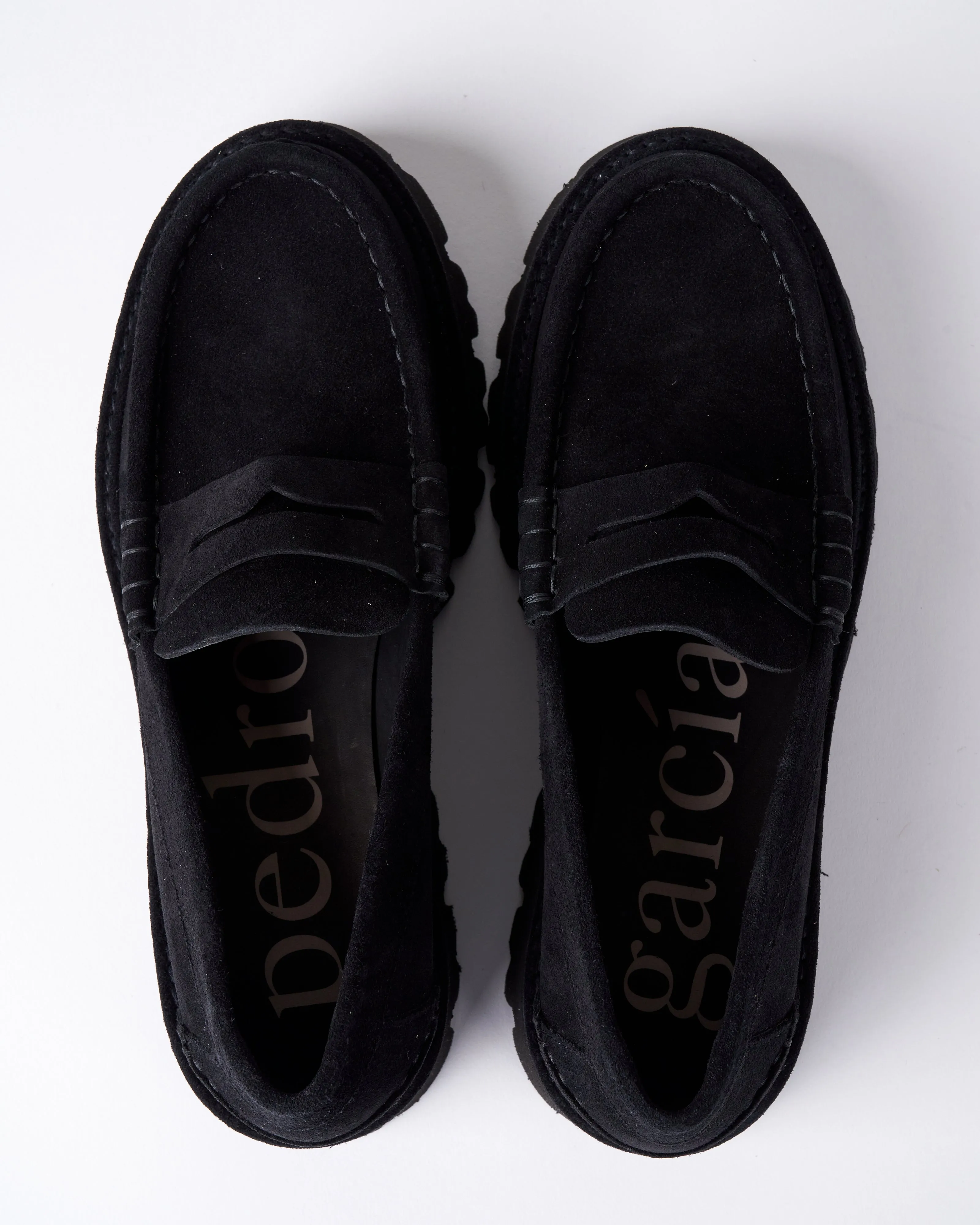 sebas loafer - black velour