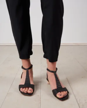 shell heel - black