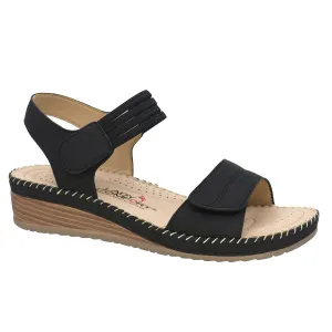 Shoe Max Spring/Summer-2025-S25-Grace Lady Comfort-03 Leather Shoes-Black