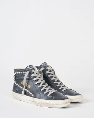 slide classic leather upper studs