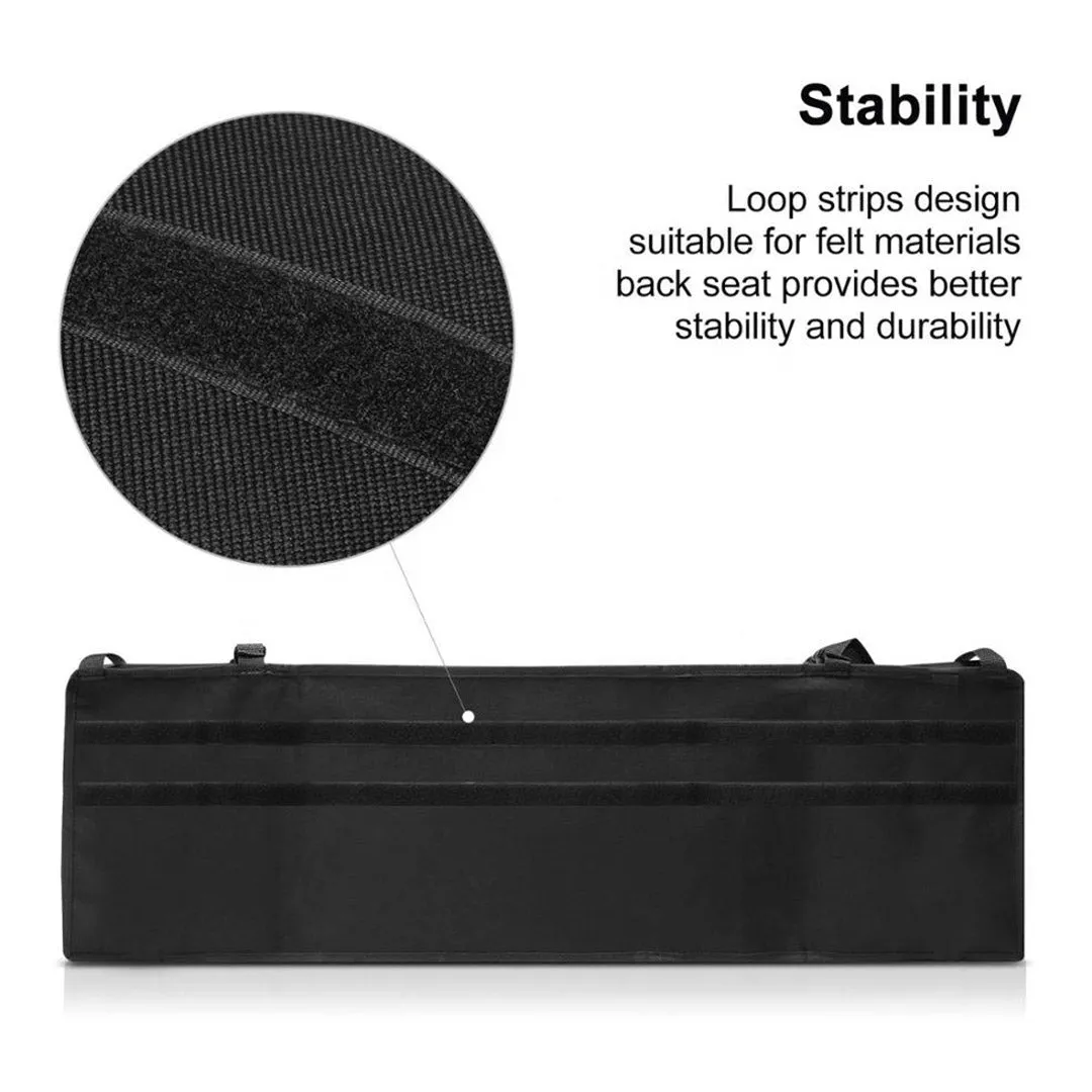 SOGA Oxford Cloth Car Storage Trunk Organiser Backseat Multi-Purpose Interior Accessories Black