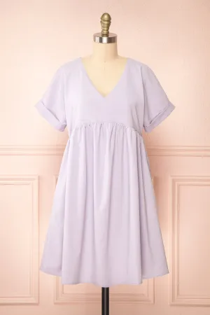 Sooyun | Short Lilac Dress w/ Short Sleeves