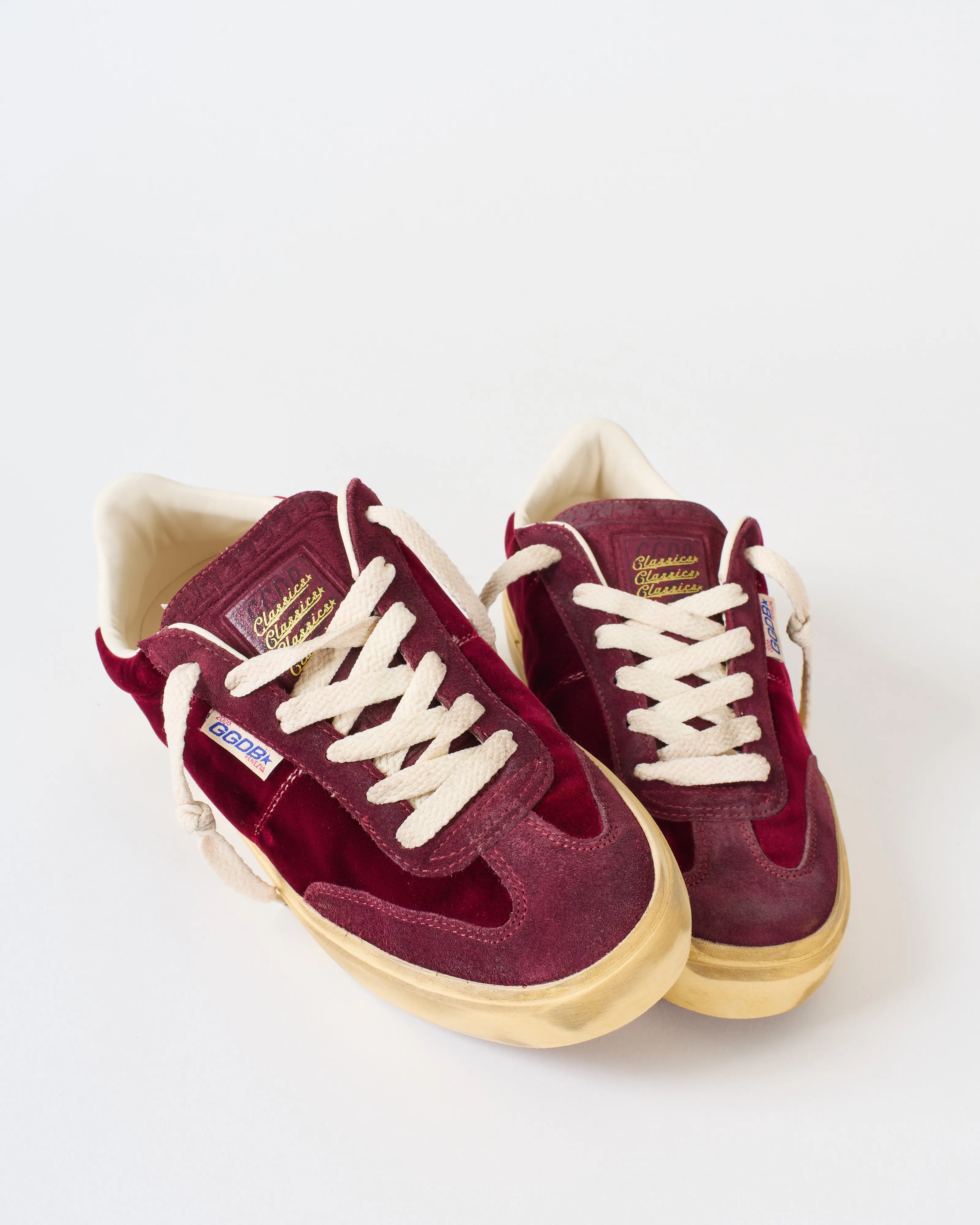 soul-star velvet upper suede hf tongue leather heel