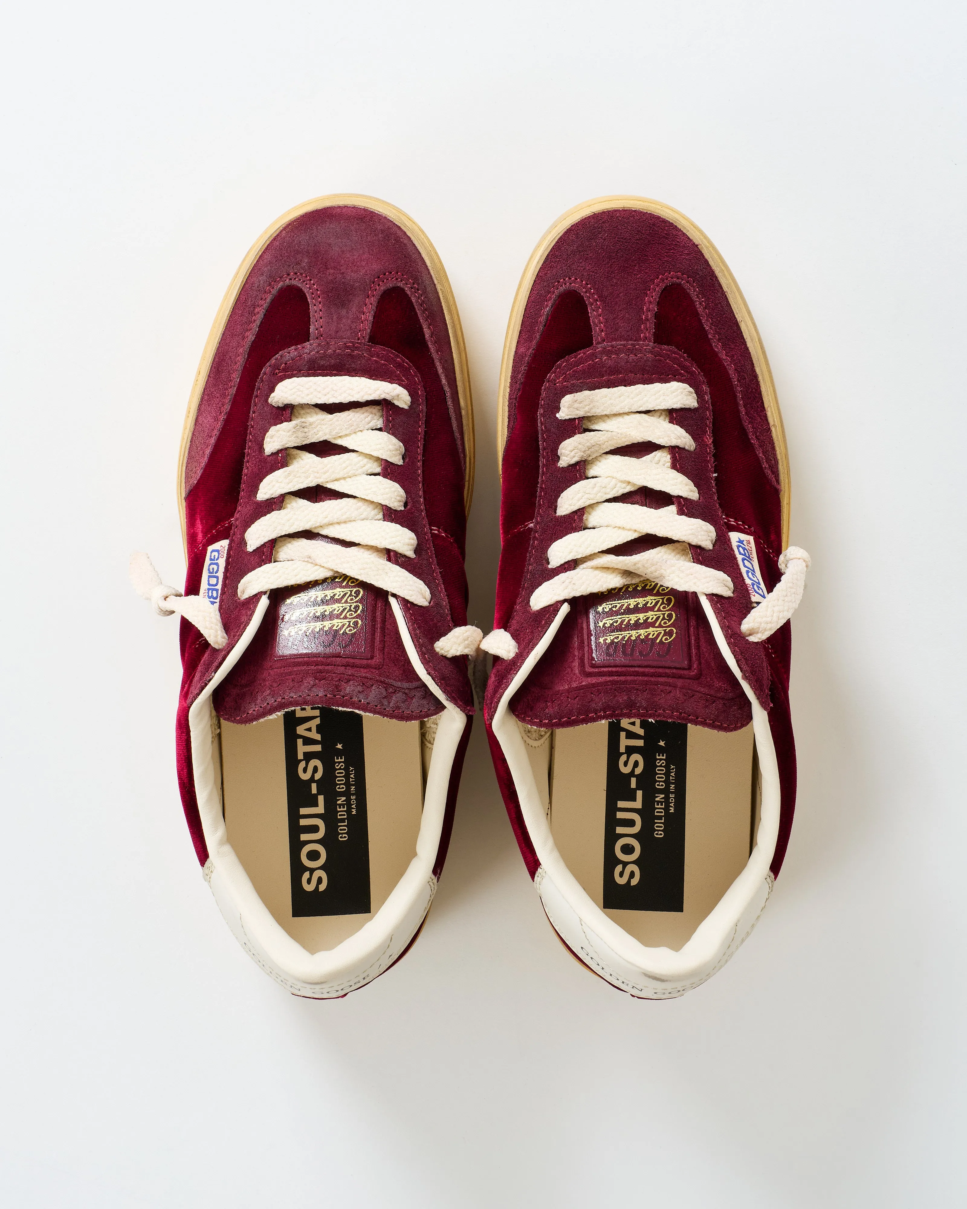 soul-star velvet upper suede hf tongue leather heel