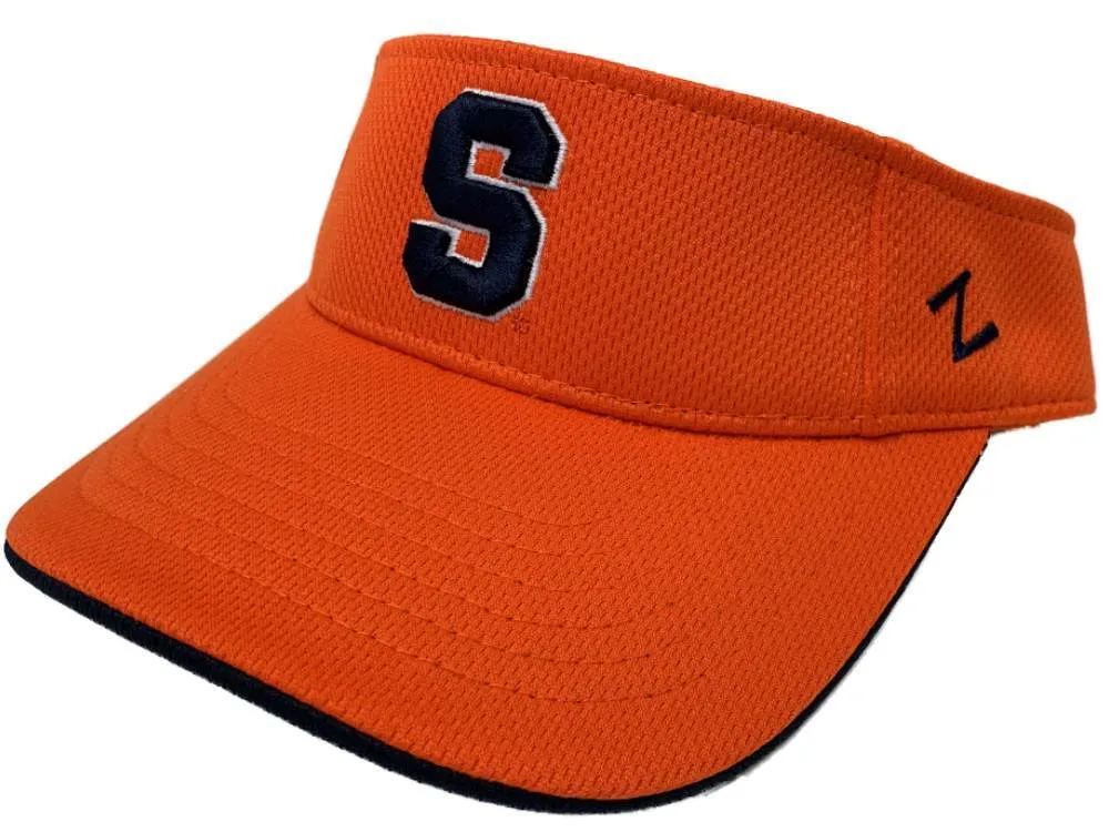 Syracuse Orange Zephyr Orange Adjustable Strap Performance Golf Visor Hat Cap