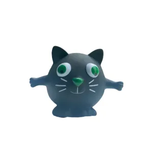 Talking Dog Club Cat Bouncy Ball Toy for Dogs (Black)