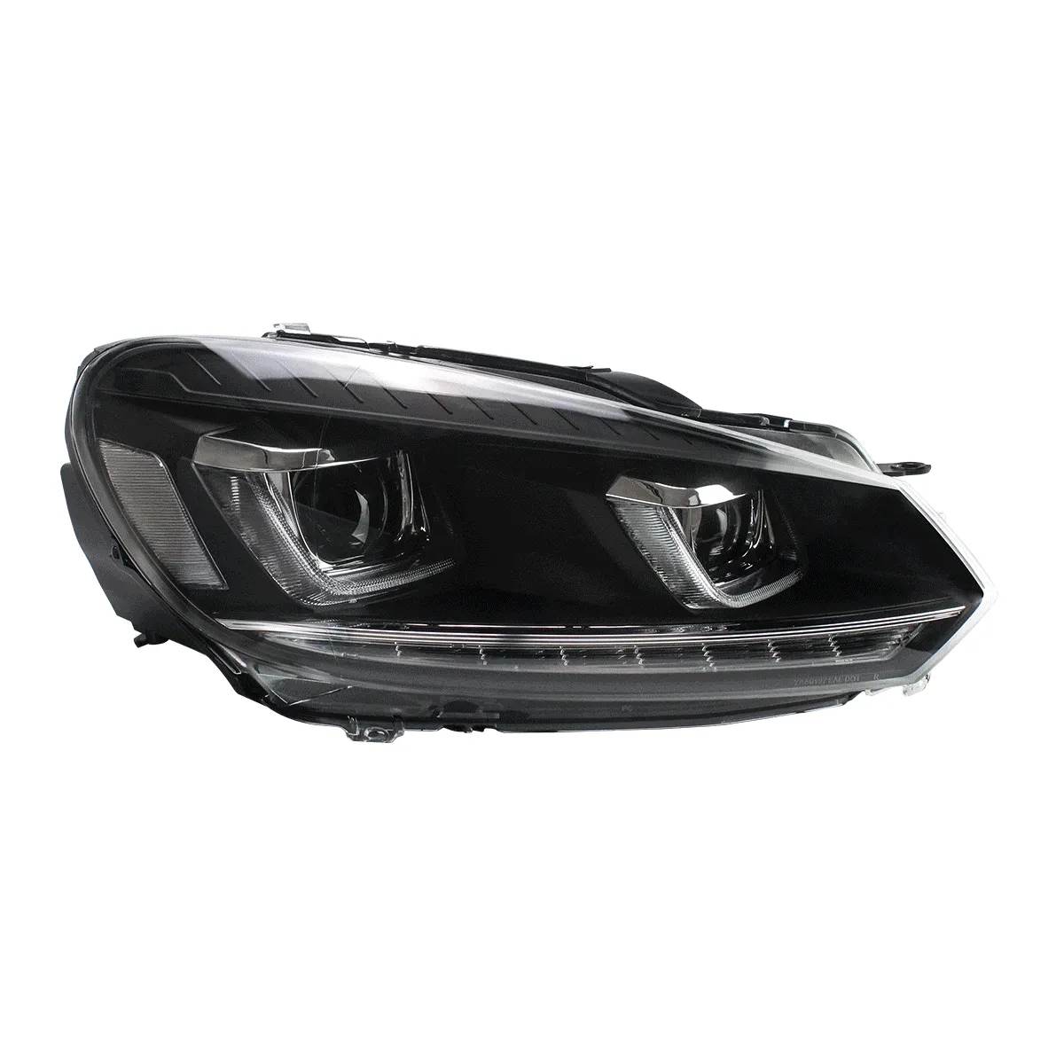 VLAND LED Red Demon Eye Headlights and Taillights Combo For Volkswagen Golf 6 MK6 2008-2014