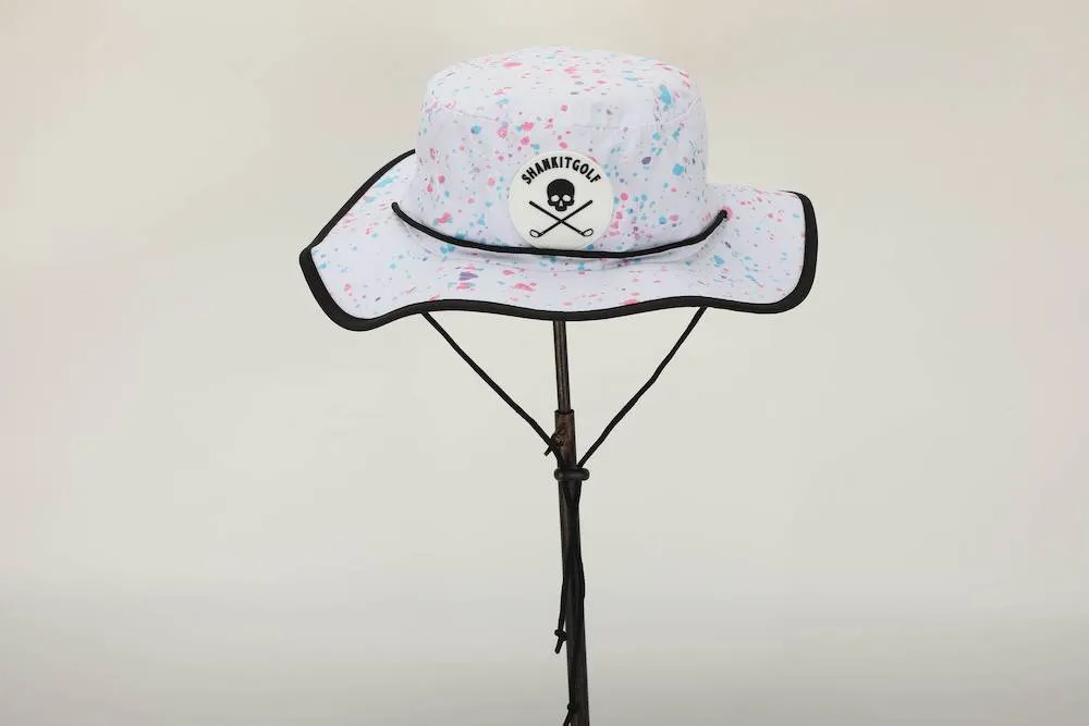 White Paint Bucket Hat
