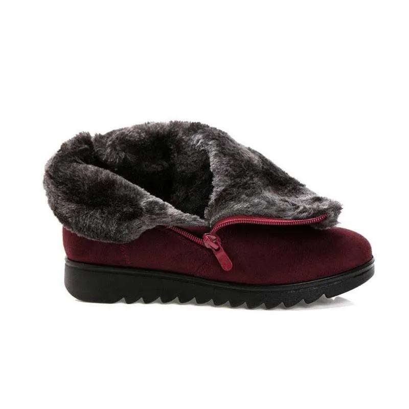 Winter Queen Ankle Plush Boots