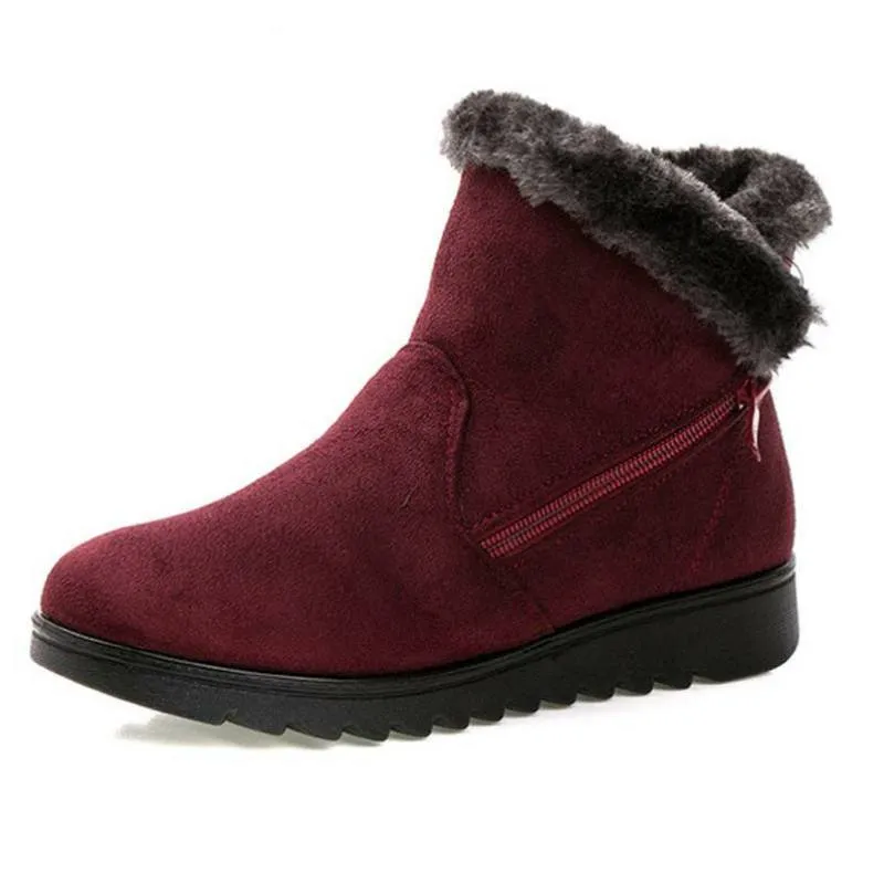 Winter Queen Ankle Plush Boots
