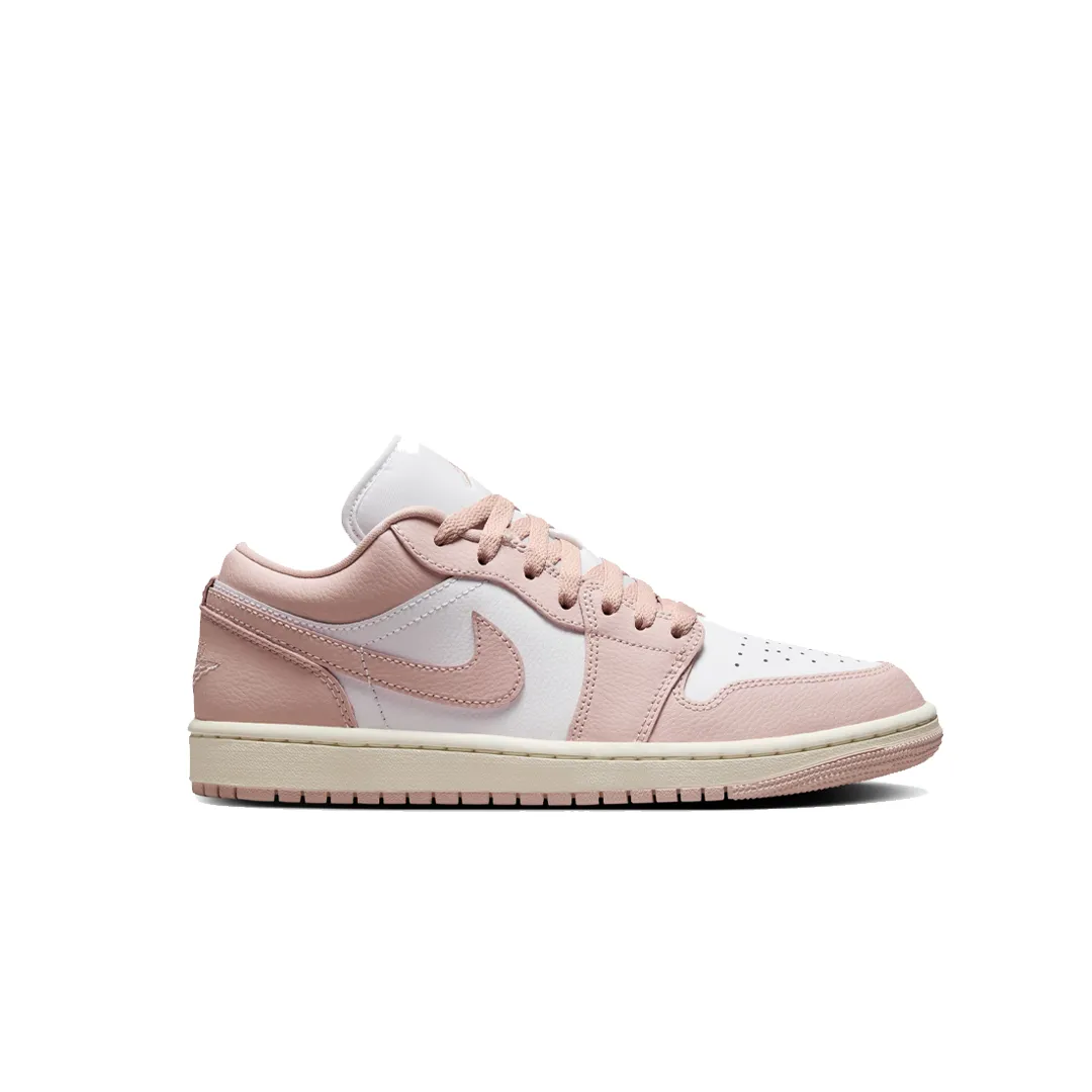 WOMEN'S AIR JORDAN 1 LOW PINK OXFORD