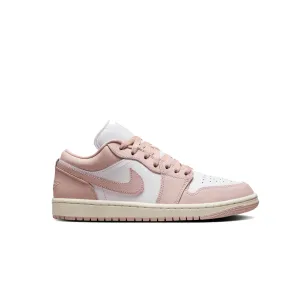 WOMEN'S AIR JORDAN 1 LOW PINK OXFORD