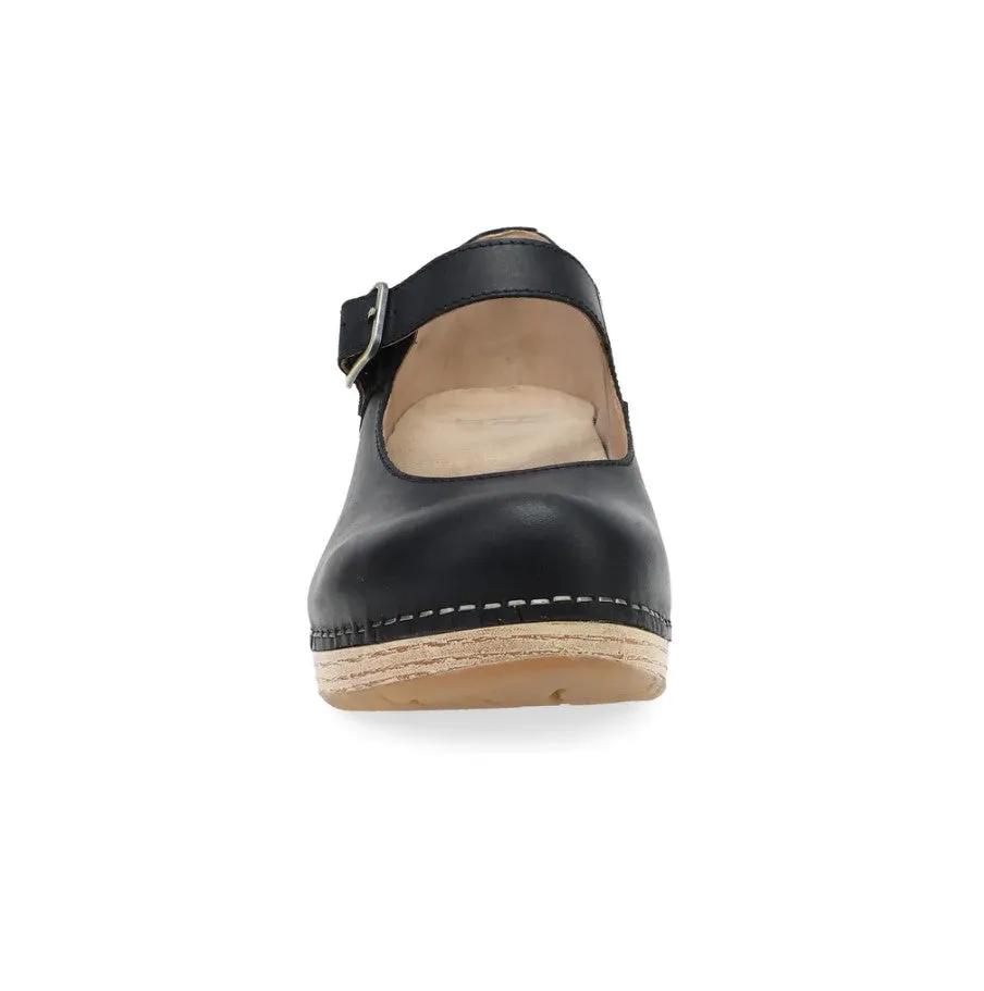 WOMEN'S DANKSO LILAH 2216021400 COLOR:  BLACK OILED PULL UP MARY JANE