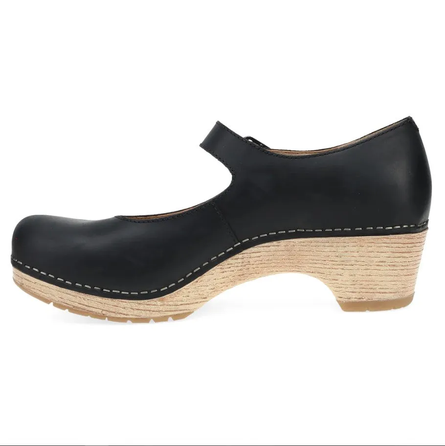 WOMEN'S DANKSO LILAH 2216021400 COLOR:  BLACK OILED PULL UP MARY JANE