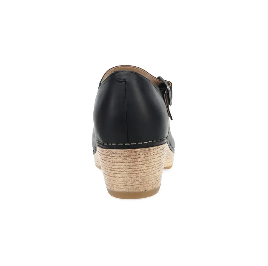 WOMEN'S DANKSO LILAH 2216021400 COLOR:  BLACK OILED PULL UP MARY JANE